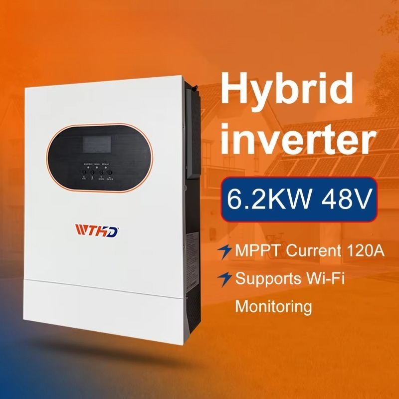 6.2KW Single Phase Off Grid On - огляд і ціна Off Grid Solar Inverter 48V 6000W