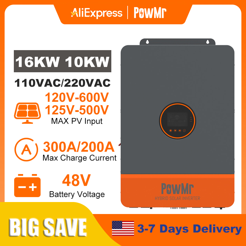 PowMr 16KW 10KW Split Phase In - огляд і ціна Split Phase Inverter 10Kw 110V 220V