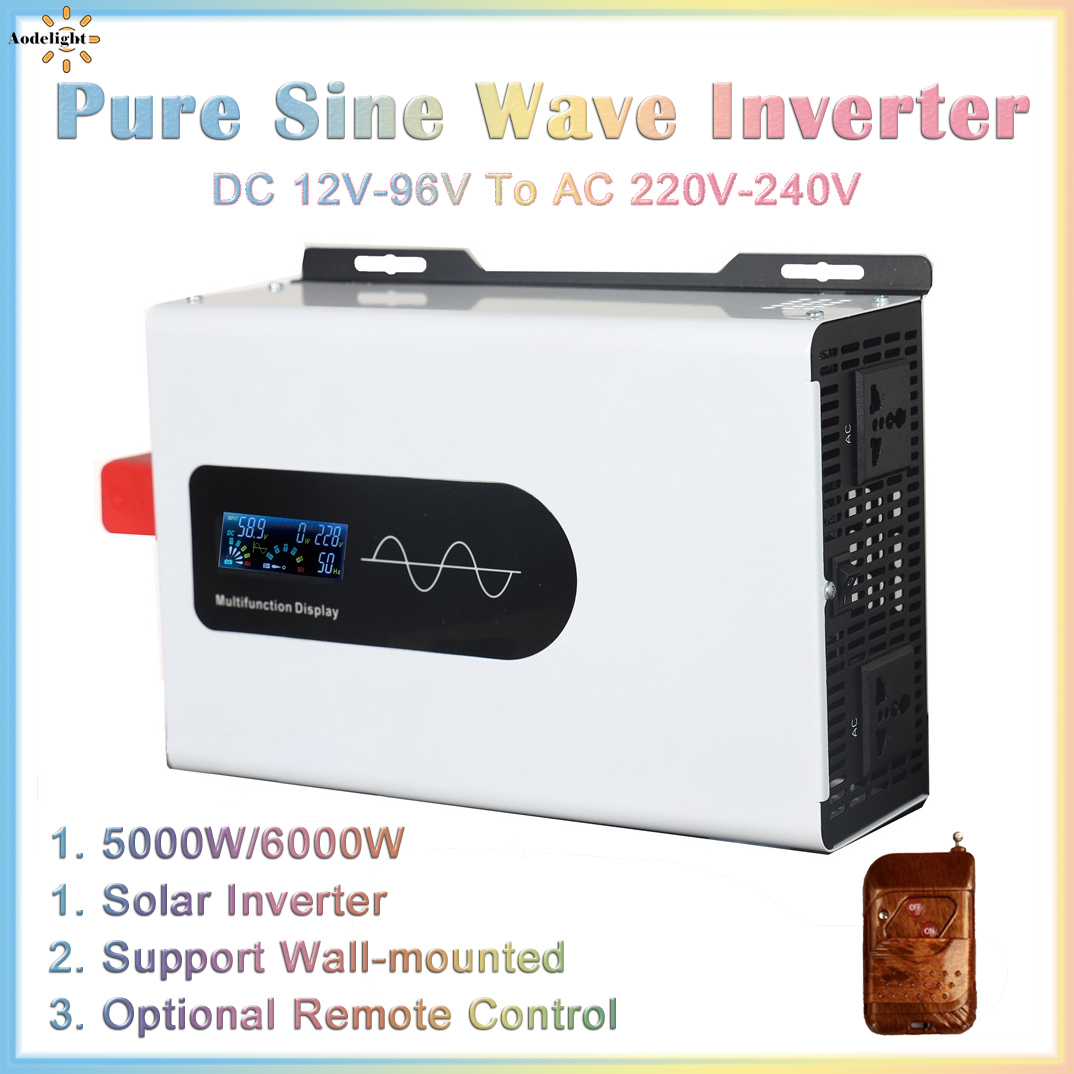 Pure Sine Wave Inverter 12v 22 - огляд і ціна Off Grid Solar Inverter 48V 6000W