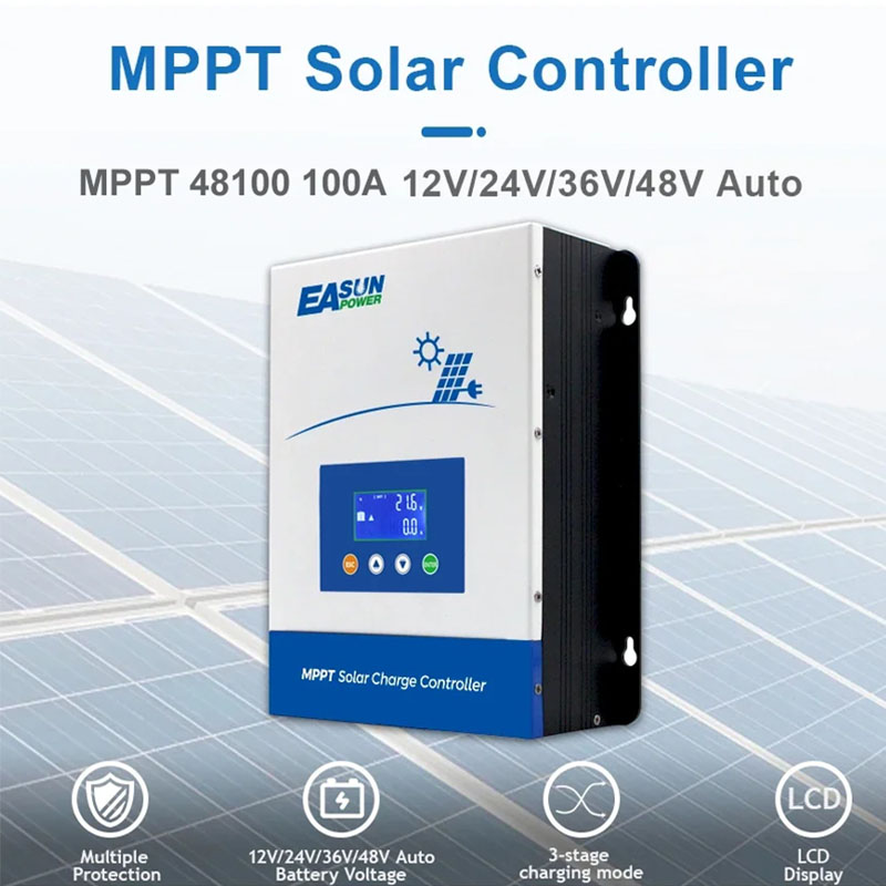 EASUN POWER 100A MPPT 48V Sola - огляд і ціна Grid Tie Inverter Limiter 2000W