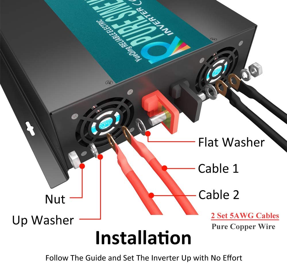 Reliable Pure Sine Wave Invert - огляд і ціна Inverter Pure Sine Wave 60Hz 120V 3000W