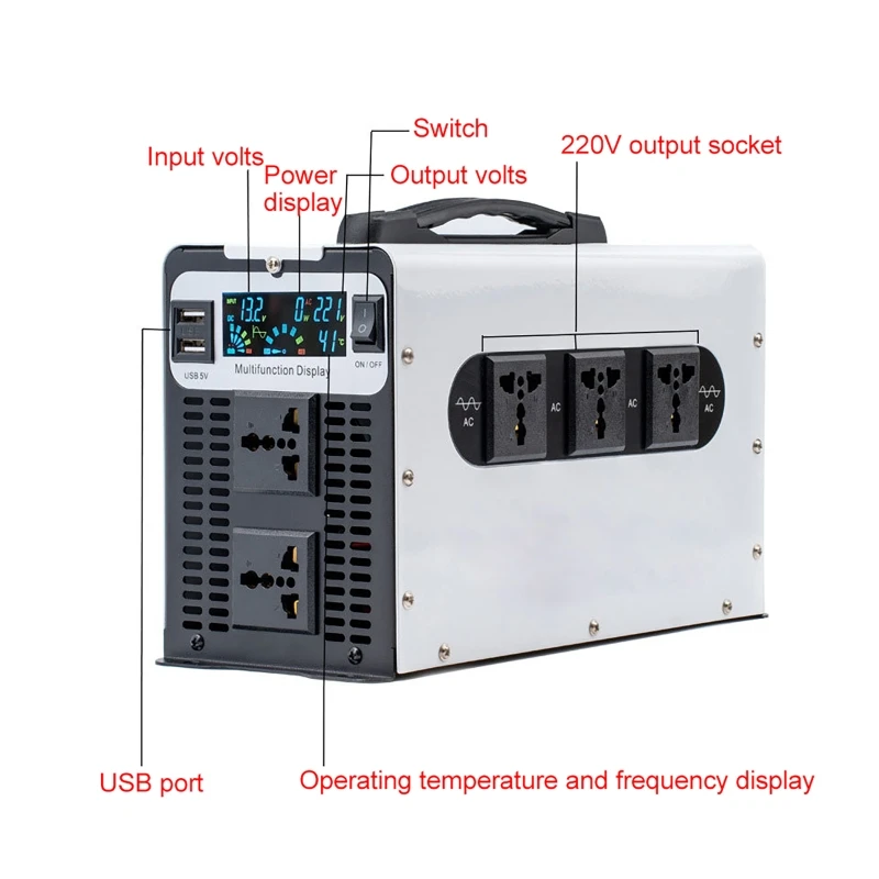 Inverter  Pure Sine Wave 3000W - огляд і ціна Pure Sine Wave Inverter 5000W 48V 220V